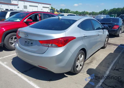 2012 Hyundai Elantra Gls from USA, damaged, VIN 5NPDH4AE1CH148547